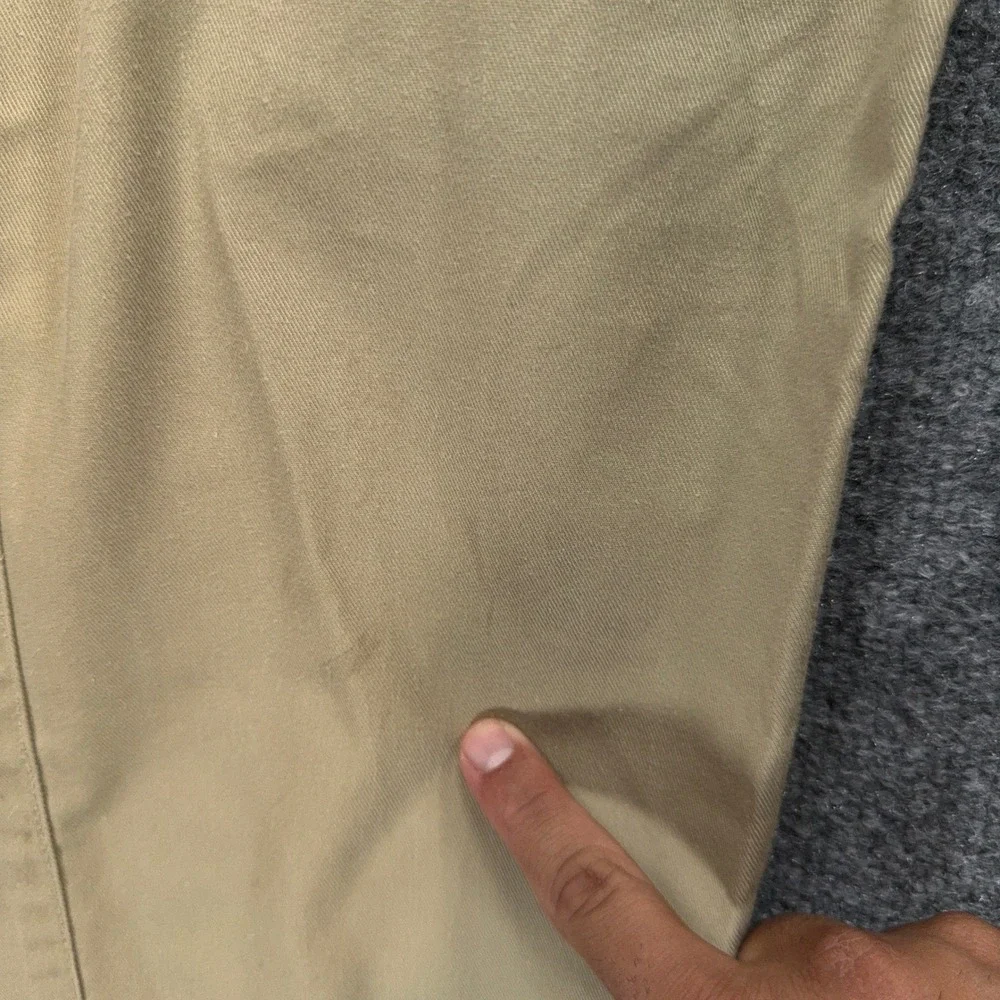 RVCA Chino Pants Mens 30 Tan Straight Leg Casual Skate Trousers Khaki Workwear